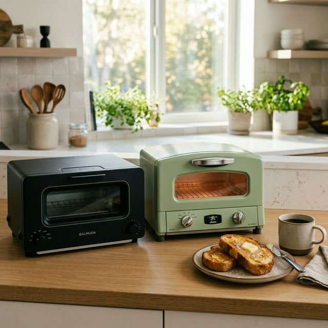 「バルミューダ」vs「アラジン」トースター比較！究極の1枚を焼き上げるのはどっち？