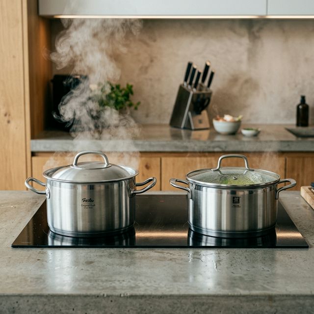 「フィスラー」vs「ツヴィリング」ステンレス鍋比較！一生モノを選ぶならどっち？【1万字超・徹底解剖】