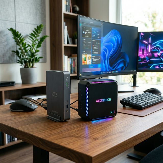 GMKtec K13 vs K15 徹底比較！Lunar Lakeの衝撃か、OCuLinkの無限拡張か