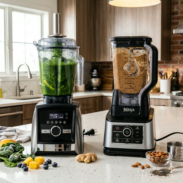 「バイタミックス」vs「ニンジャ」ブレンダー比較！究極の滑らかさを手にするのはどっち？